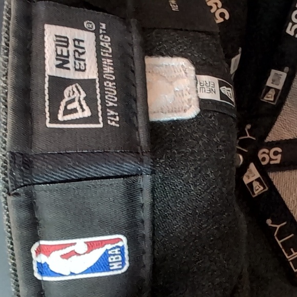 Toronto Raptors New ERA NBA Men's Gray/Black 59Fifty Fitted Ball Cap,Size 7 1/8 - Picture 6 of 7